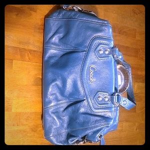 Authentic Coach Ashley leather satchel
